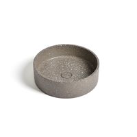 Ideavit Ora Waskom 39x39x12cm Beton Rond Terrazzo 290296-E10