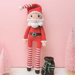 Kerstman Amigurumi Haakpakket - Inclusief Digitaal Patroon