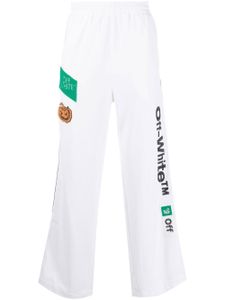 Off-White pantalon de jogging à logo imprimé - Blanc