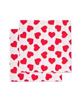 HEMA Servetten 33x33 Papier Hearts - 20 Stuks