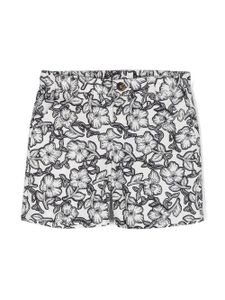 Bonpoint short Clovis à fleurs - Blanc