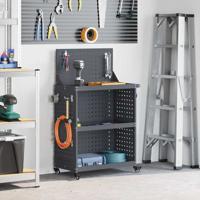 Gereedschapswagen Antraciet 65 x 35 x 111 cm Poedergecoat staal