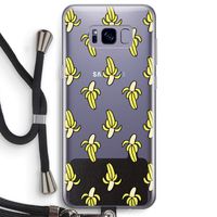 Bananas: Samsung Galaxy S8 Plus Transparant Hoesje met koord Bananas: Samsung Galaxy S8 Plus Transparant Hoesje met koord