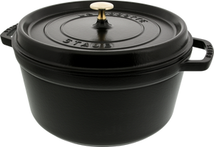 Staub Ronde Stoof-/Braadpan 28 cm Zwart