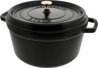 Staub Ronde Stoof-/Braadpan 28 cm Zwart - thumbnail