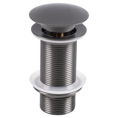 Differnz afvoerplug pop up | design | gun metal | large | Ø 66 mm x 98 mm