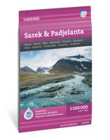 Wandelkaart - Topografische kaart Fjällkartor 1:100.000 Sarek - Padjelanta | Calazo