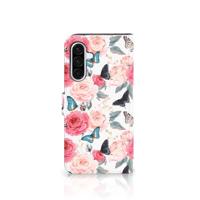 Samsung Galaxy A36 Hoesje Butterfly Roses