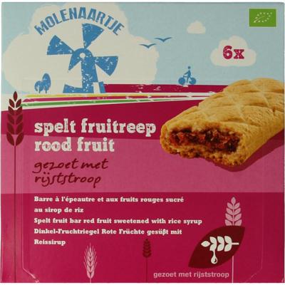 Molenaartje Spelt fruitreep rood fruit bio