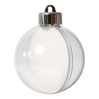 Creativ Company Deco ballen transparant 6cm, 8st.