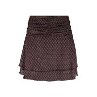 Frankie & Liberty Meisjes rok - Hilary - Print madarin/chocolade