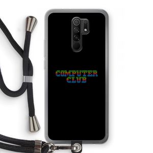 Retro: Xiaomi Redmi 9 Transparant Hoesje met koord