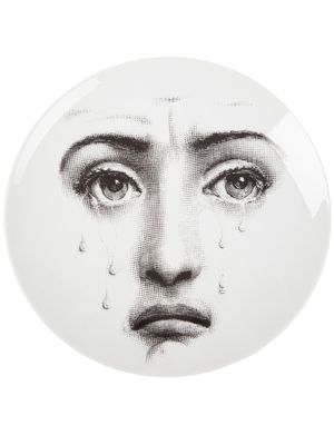 Fornasetti assiette Tema e variazioni - Blanc
