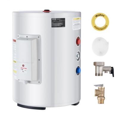 VEVOR elektrische boiler, 40 liter tank, warmwateropslagtank, 2000 W, met LED-display, draaiknopbediening, zijdelingse aansluiting, boiler voor douche en bad, φ410x545 mm