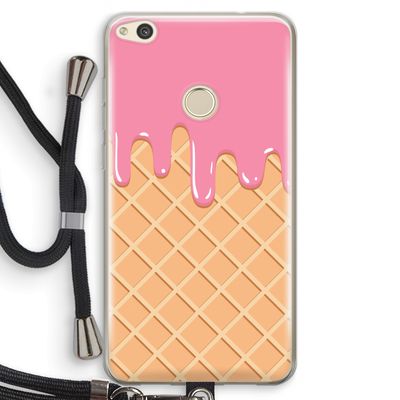 Ice cream: Huawei Ascend P8 Lite (2017) Transparant Hoesje met koord