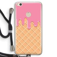 Ice cream: Huawei Ascend P8 Lite (2017) Transparant Hoesje met koord