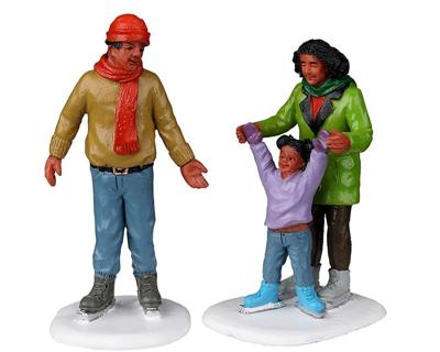 Family Ice Follies Set Of 2 Kerst - Lemax