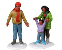 Family Ice Follies Set Of 2 Kerst - Lemax