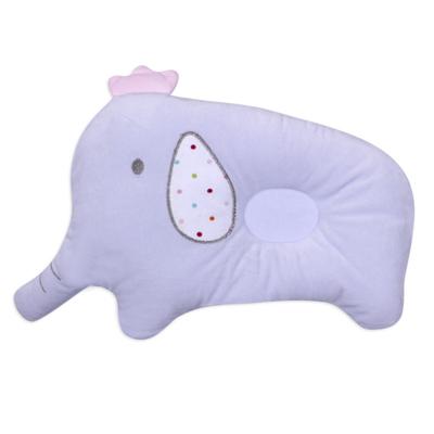 Baby ademend olifant nek cervicale kussen anti-hoofd correctie hoofd vorm kussen (paars)