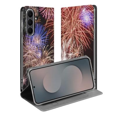Samsung Galaxy S25 FE Stand Case Hoesje Vuurwerk