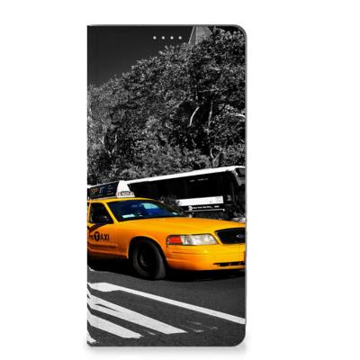 Motorola Moto G72 | Book Cover | New York Taxi