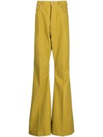 Rick Owens pantalon en coton à coupe ample - Jaune