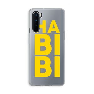 Habibi Blue: OnePlus Nord Transparant Hoesje