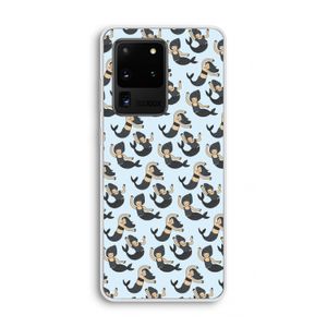 Zeemeermin: Samsung Galaxy S20 Ultra Transparant Hoesje