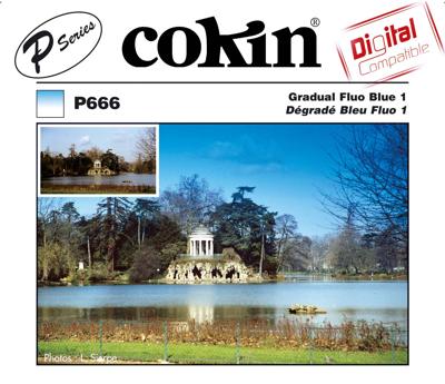 Cokin Filter P666 Gradual Fluo Blue 1
