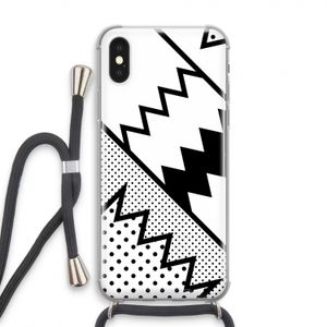 Pop Art #5: iPhone XS Transparant Hoesje met koord