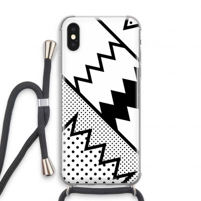 Pop Art #5: iPhone XS Transparant Hoesje met koord