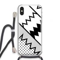 Pop Art #5: iPhone XS Transparant Hoesje met koord