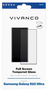 Vivanco Screenprotector (glas) Samsung Galaxy S22 Ultra 1 stuk(s) 3DGLASVVSGS22U