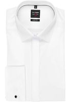 OLYMP Level Five Body Fit Gala shirt ML6 (vanaf 68 CM) wit