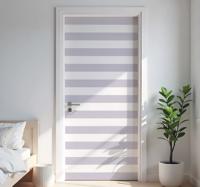 Gestreept ontwerp deursticker