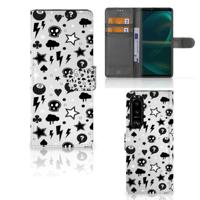 Telefoonhoesje met Naam Sony Xperia 5III Silver Punk Telefoonhoesje met Naam Sony Xperia 5III Silver Punk
