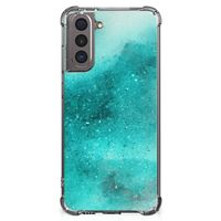 Back Cover Samsung Galaxy S21 Painting Blue - thumbnail
