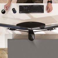 Ergotron Neo Flex Dual Monitor Lift Stand 62,2 cm (24.5") Zwart Bureau - thumbnail