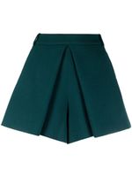 Alexandre Vauthier short plissé à taille haute - Vert