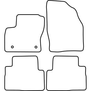 Automatten passend voor Ford Kuga 2012- TMFO556