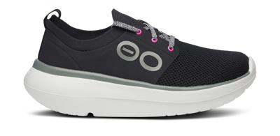 Oofos OOmy Stride Sportschoen Dames Black/White 37/W6