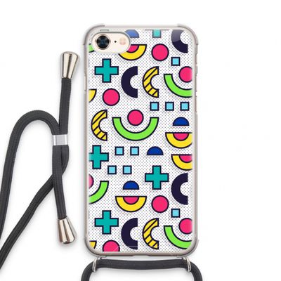 8-bit N°6: iPhone 7 Transparant Hoesje met koord