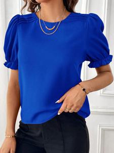 Casual Plain Regular Fit Blouse