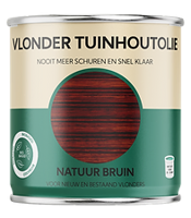 Vlonder Tuinhoutolie 0.75 liter Natuur bruin