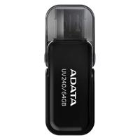 ADATA UV240 USB flash drive 64 GB USB Type-A 2.0 Zwart