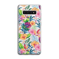 Tropisch 2: Samsung Galaxy S10 4G Transparant Hoesje