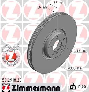 Remschijf Coat Z 150291820