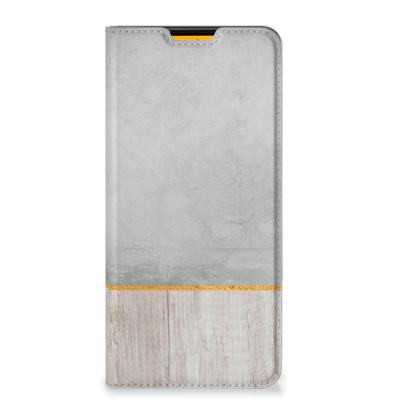 Samsung Galaxy M52 Book | Wallet Case | Wood Concrete Samsung Galaxy M52 Book | Wallet Case | Wood Concrete