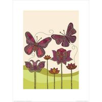 Kunstdruk Valentina Ramos - Butterflies 30x40cm
