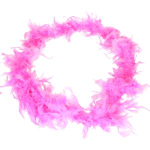 Carnaval verkleed veren Boa kleur fuchsia roze 180 cm